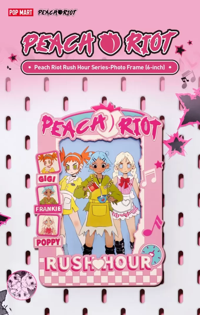 Cornice per foto della serie Peach Riot Rush Hour (6 pollici)