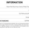 Cornice per foto della serie Peach Riot Rush Hour (6 pollici)