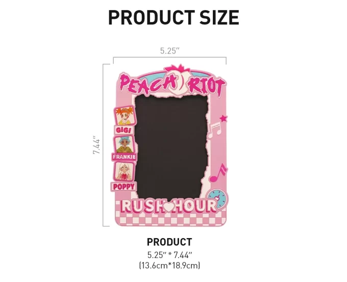 Cornice per foto della serie Peach Riot Rush Hour (6 pollici)