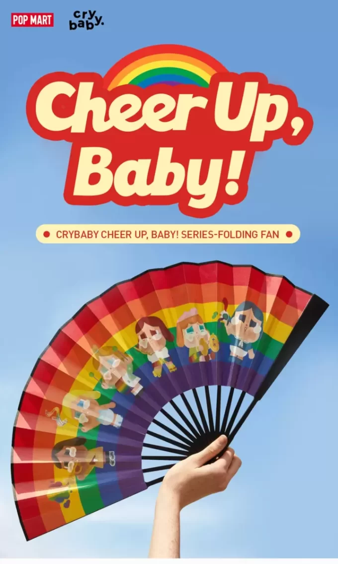 CRYBABY CHEER UP, BABY! SERIES – Ventaglio pieghevole