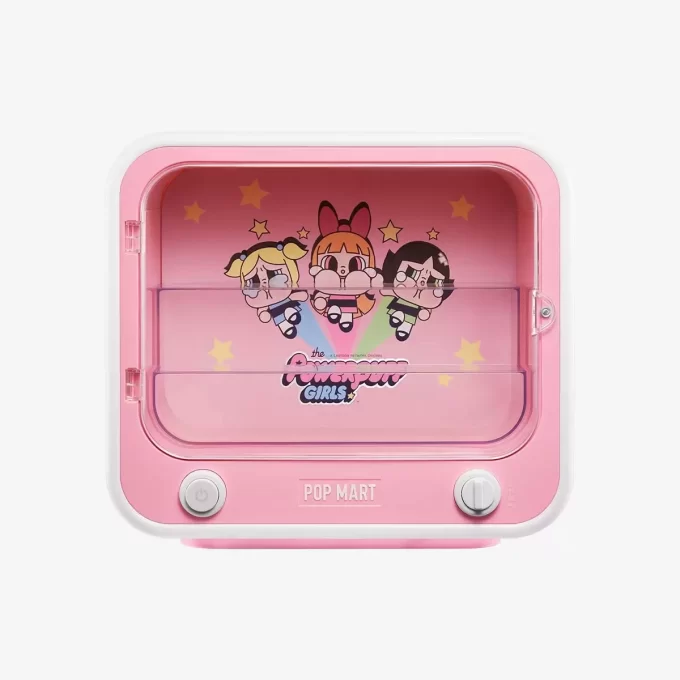 CRYBABY × Contenitore espositivo luminoso per set TV della serie Powerpuff Girls