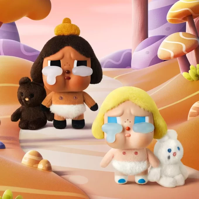 CRYBABY Crying Again Series – Confezione cieca di peluche con faccia in vinile