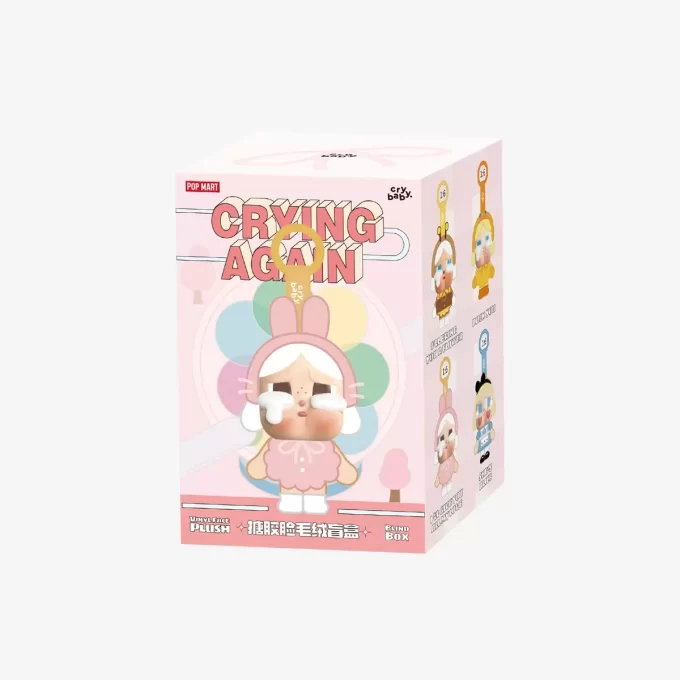 CRYBABY Crying Again Series – Confezione cieca di peluche con faccia in vinile