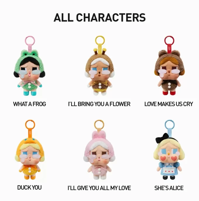 CRYBABY Crying Again Series – Confezione cieca di peluche con faccia in vinile