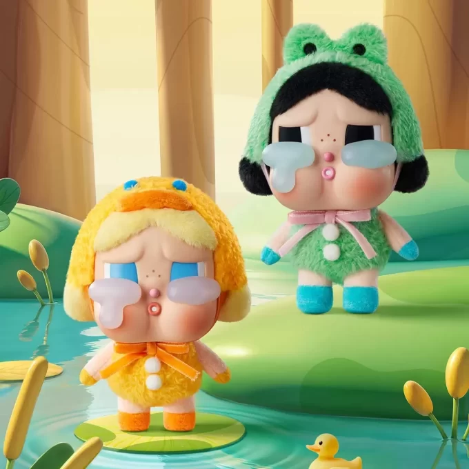 CRYBABY Crying Again Series – Confezione cieca di peluche con faccia in vinile
