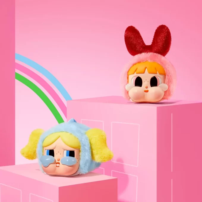 CRYBABY × Powerpuff Girls Series – Confezione cieca di peluche in vinile CRYBABY × Powerpuff Girls Series – Confezione cieca di peluche in vinile