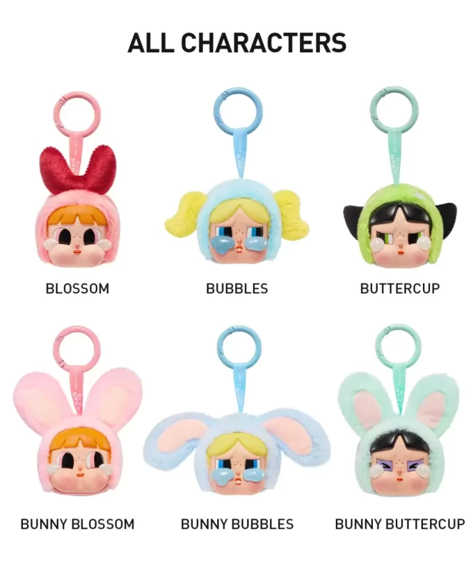 CRYBABY × Powerpuff Girls Series – Confezione cieca di peluche in vinile CRYBABY × Powerpuff Girls Series – Confezione cieca di peluche in vinile