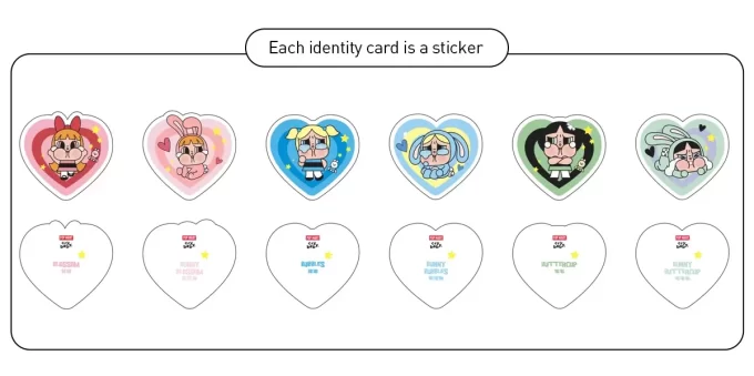 CRYBABY× Powerpuff Girls Series – Porta carte Blind Box