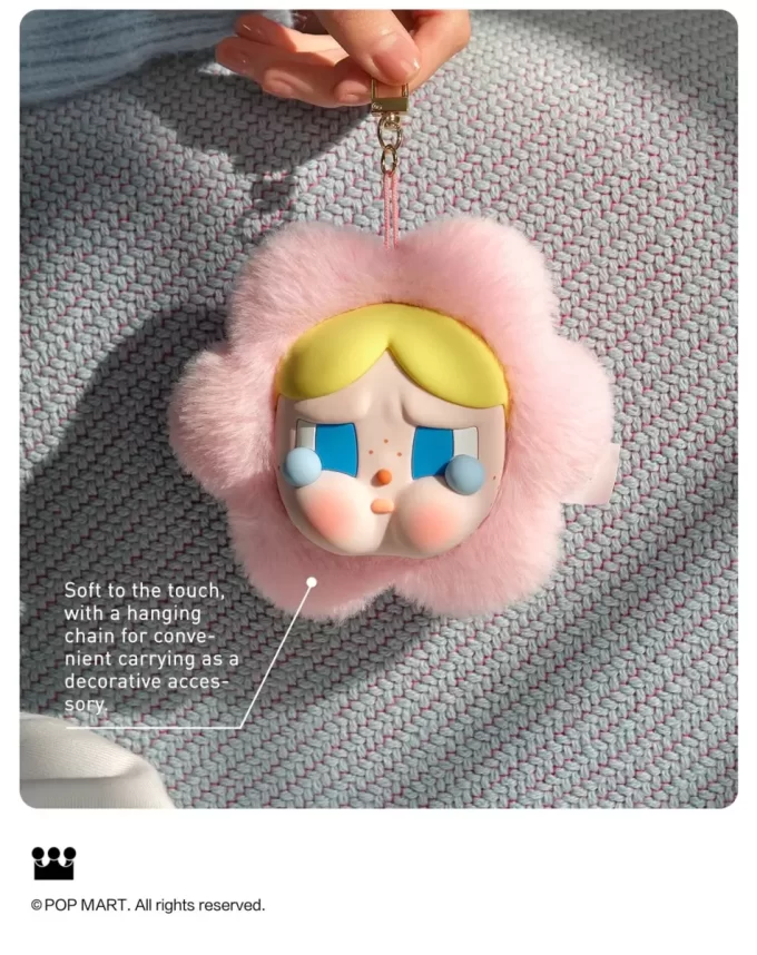 CRYBABY Sad Club Series – Borsa per auricolari in peluche di silicone