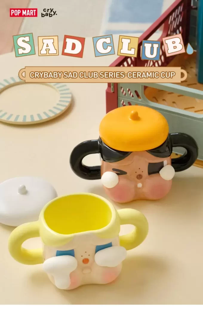 CRYBABY Sad Club Series – Tazza in ceramica (dorata)