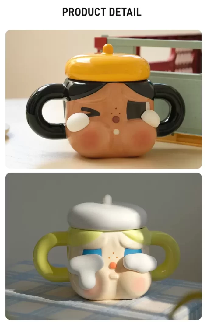 CRYBABY Sad Club Series – Tazza in ceramica (dorata)