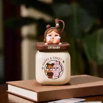 CRYBABY Serie Crying Again – Tazza con cannuccia