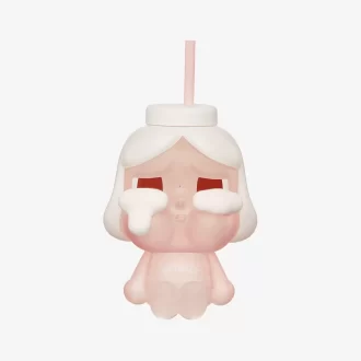 CRYBABY Serie Crying Again – Tazza con cannuccia di peluche (TI DARÒ TUTTO IL MIO AMORE)