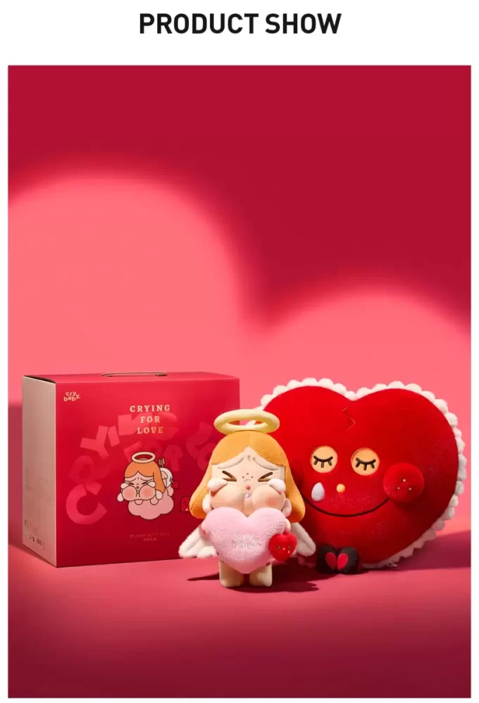 CRYBABY Serie Crying For Love – Confezione regalo in peluche CRYBABY Serie Crying For Love – Confezione regalo in peluche