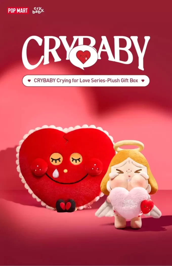 CRYBABY Serie Crying For Love – Confezione regalo in peluche CRYBABY Serie Crying For Love – Confezione regalo in peluche