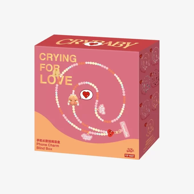 CRYBABY Serie Crying For Love – Scatola cieca con ciondolo per telefono CRYBABY Serie Crying For Love – Scatola cieca con ciondolo per telefono
