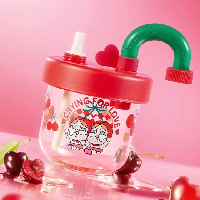 CRYBABY Serie Crying For Love – Tazza con cannuccia CRYBABY Serie Crying For Love – Tazza con cannuccia