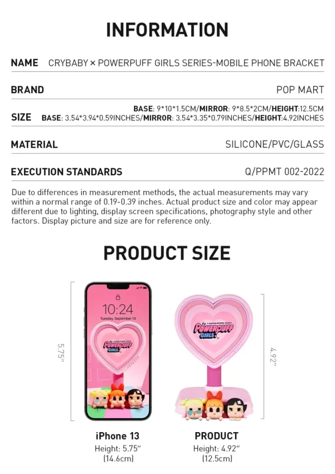 CRYBABY × Serie Powerpuff Girls – Supporto per cellulare CRYBABY × Serie Powerpuff Girls – Supporto per cellulare