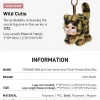 CRYBABY Wild But Cutie Series – Ciondolo in peluche in vinile, scatola cieca
