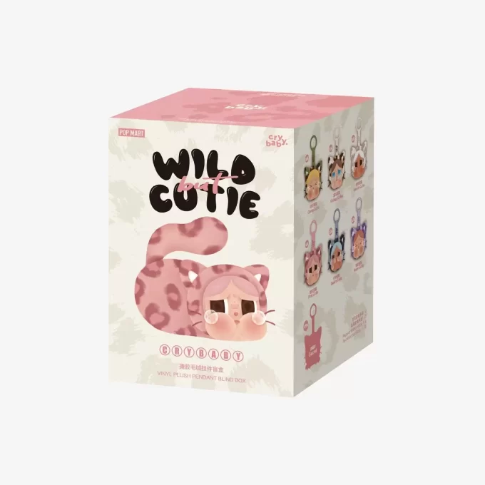 CRYBABY Wild But Cutie Series – Ciondolo in peluche in vinile, scatola cieca