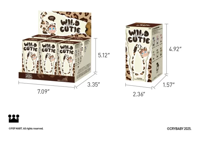 CRYBABY Wild But Cutie Series – Scatola cieca con ciondolo per telefono CRYBABY Wild But Cutie Series – Scatola cieca con ciondolo per telefono