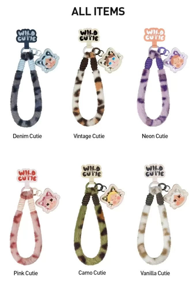 CRYBABY Wild But Cutie Series – Scatola cieca con ciondolo per telefono CRYBABY Wild But Cutie Series – Scatola cieca con ciondolo per telefono