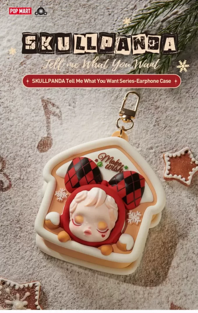 Custodia per auricolari della serie Tell Me What You Want di SKULLPANDA