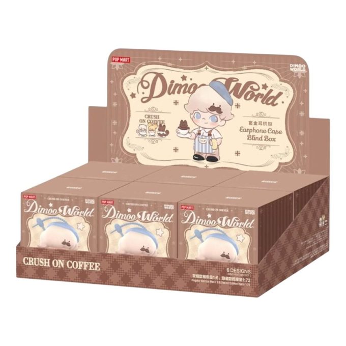 Custodia per auricolari Dimoo Crush on Coffee, sigillata (6 scatole cieche)