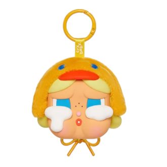 Custodia per auricolari in vinile con faccia di peluche Crybaby Crying Again “DUCK YOU” Custodia per auricolari in vinile con faccia di peluche Crybaby Crying Again “DUCK YOU”