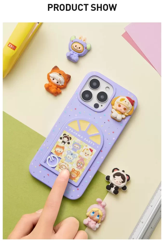 Custodia per telefono con foro scorrevole per pigiama party POP BEAN