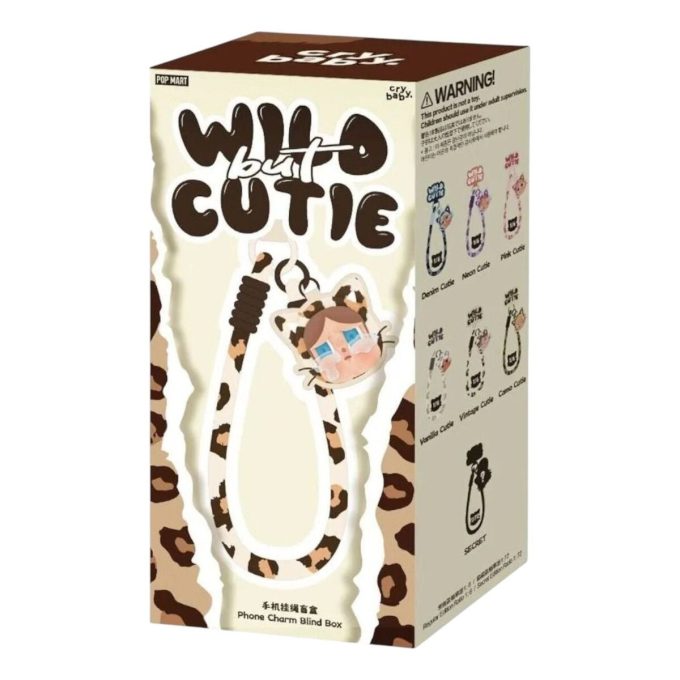 Custodia sigillata con ciondolo per telefono Crybaby Wild but Cutie (1 scatola cieca)