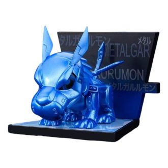 Custodia sigillata con magnete per frigorifero Digimon “Kyuukyoku Shinka Metal Garurumon” Edizione segreta