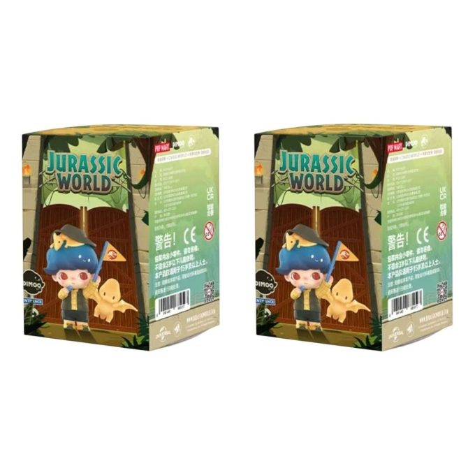 Dimoo Jurassic World Figures Confezione sigillata (2 scatole cieche)
