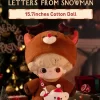 DIMOO Lettere dalla serie Snowman – Bambola di cotone da 15,7 pollici