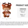 DIMOO Lettere dalla serie Snowman – Bambola di cotone da 15,7 pollici