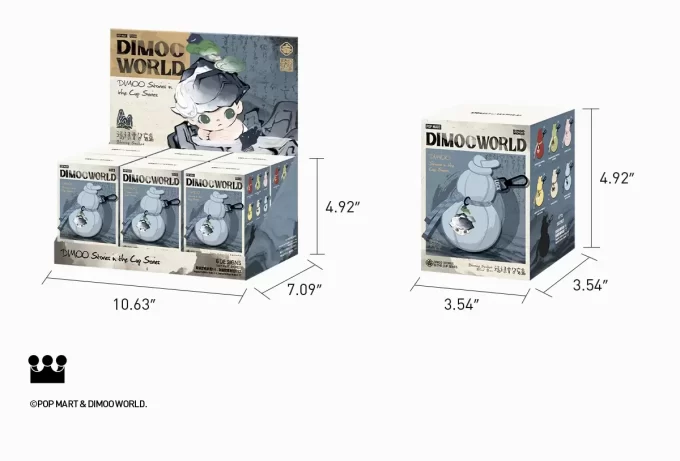 DIMOO Stories In The Cup Series – Scatola cieca di bustine della benedizione