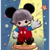 DIMOO WORLD × DISNEY Series-Borsa in peluche in vinile di Topolino