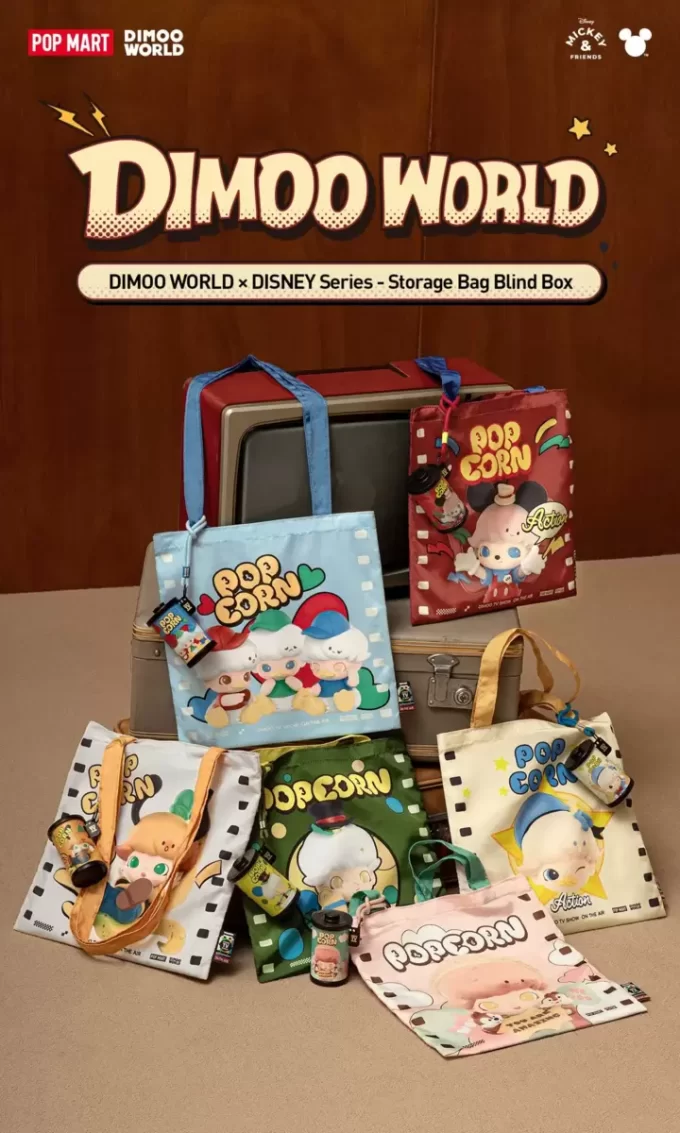 DIMOO WORLD × DISNEY Series – Scatola cieca con borsa portaoggetti DIMOO WORLD × DISNEY Series – Scatola cieca con borsa portaoggetti