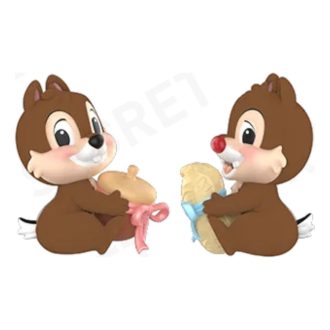 Disney Chip & Dale Fun Loving Brother Series Figures “Exchange Gift” Edizione Segreta