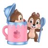 Disney Chip & Dale Fun Loving Brother Series Figures “Gattino che nasconde la tazza da tè”