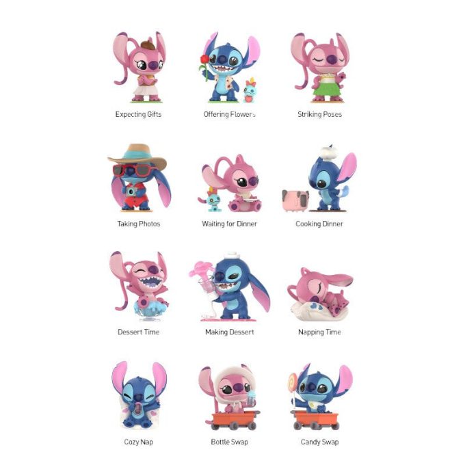 Disney Stitch On a Date Figures Confezione sigillata (12 scatole cieche)