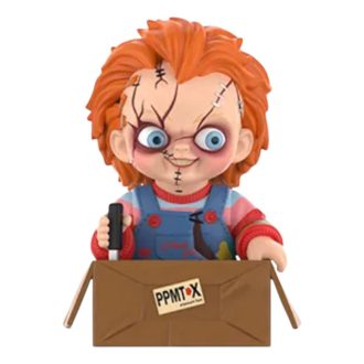 Figura del franchise di Chucky “Delivery Box Chucky”