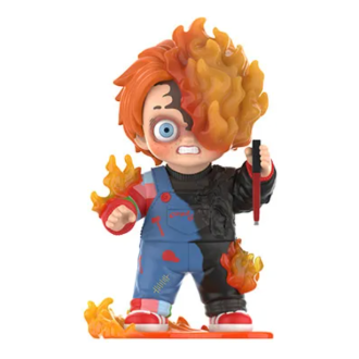 Figura del franchise di Chucky “Flame Chucky”
