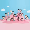Figure della serie The Time With You di Chibi Maruko Chan