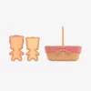 Figurina a forma di cestino di biscotti a forma di fagioli dolci