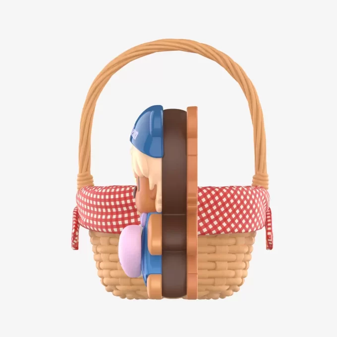 Figurina a forma di cestino di biscotti a forma di fagioli dolci