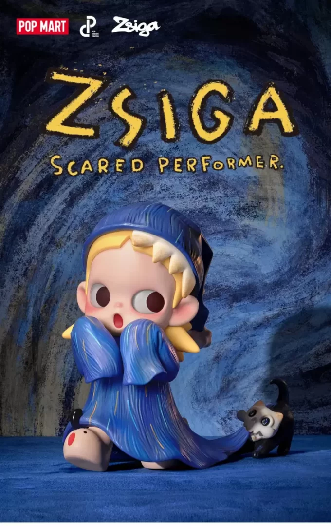 Figurina dell’artista spaventato di Zsiga