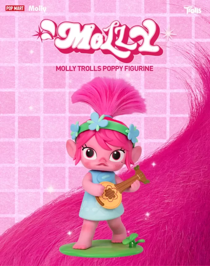 Figurina di Poppy dei Trolls di Molly
