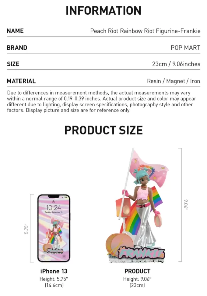 Figurina Peach Riot Rainbow Riot – Frankie