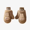 Guanti di peluche LABUBU della serie Warm Fluffy Holiday Guanti di peluche LABUBU della serie Warm Fluffy Holiday